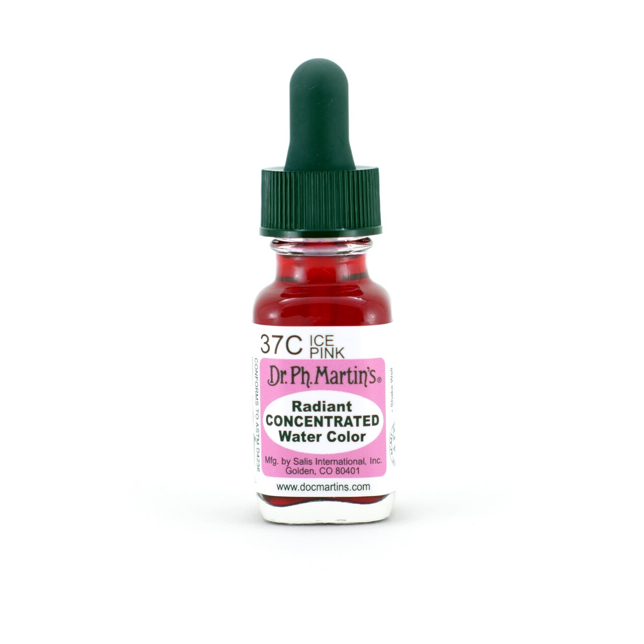 Dr. Ph. Martin's Radiant Concentrated Watercolor, .5 oz., Ice Pink